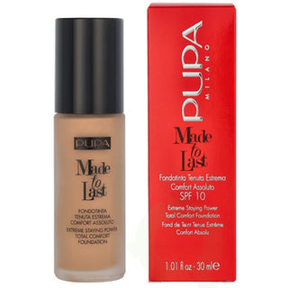 Pupa Long Lasting Make Up SPF 10 Total Comfort Foundation Light Ivory