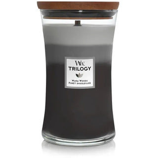 WoodWick Trilogy Fireside Redwood Sandalwood Clove