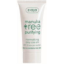 Ziaja, Day Cream SPF 10 Normalizing Manuka Tree Purifying