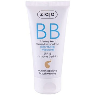 Ziaja, BB Cream Oily and Mixed Skin - BB cream, #E2BF9F, Natural