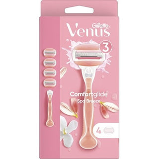 Gillette Venus Breeze Women's Shaver with 4 Heads