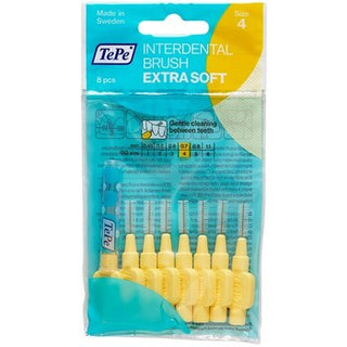 TePe Interdental Brush Extra Soft 0.7mm Yellow