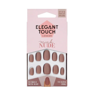 ELEGANT TOUCH Polish Nude Nails Mink