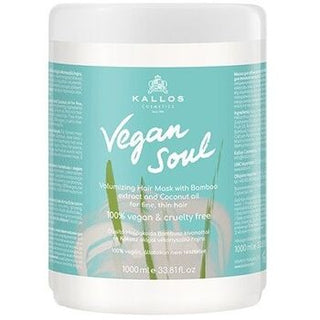 Kallos Vegan Soul Hair Mask Moisturizing Hair Mask With Bamboo