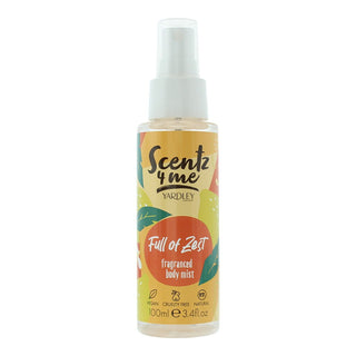 Yardley Scentz 4 Me Full Of Zest Scented Spray Unisex