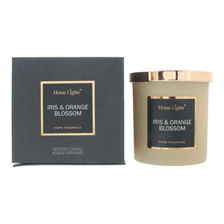 Home Lights Iris Orange Blossom Scented Candle