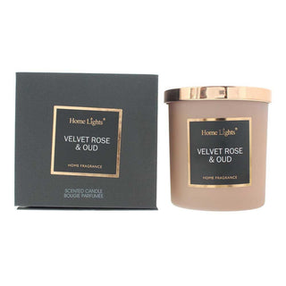 Home Lights Velvet Rose & Oud Scented Candle