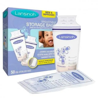 LANSINOH Breast Milk Storage Bags 50 Count