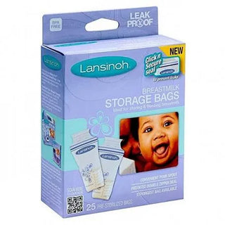 LANSINOH Breast Milk Storage Bags 25 Count