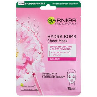 GARNIER SkinActive Moisture Bomb Sakura Face Mask