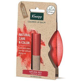 Kneipp Natural Colored Lip Balm Red