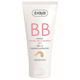Ziaja BB Cream Normal to Dry Skin SPF15 Dark Peach