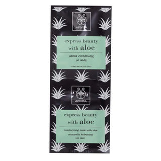 Apivita Beauty Express Moisturizing And Refreshing Face Mask With Aloe 2x