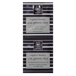 APIVITA Beauty Express Deep Cleansing Face Mask Green Clay
