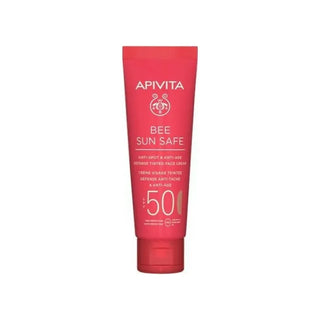 APIVITA Bee Sun Anti-Spot & Anti-Age Defense Tinted Face Cream SPF50