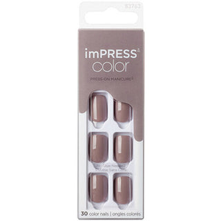 Kiss My Face ImPRESS Color Taupe Prize Nails