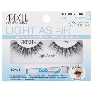 Ardell Light As Air 522 Fake Eyelashes Black