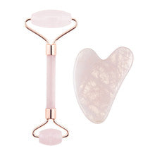 Palsar 7 Set Jade Roller Gua Sha Rose Quartz