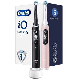 Oral B iO6 Series Duo Pack Black Pink Sand