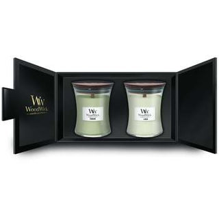 WoodWick Set Fireside & Linen