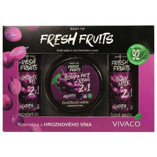 Vivaco Set Gift Box of Cosmetics With Grape Wine