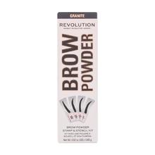 Makeup Revolution Brow Powder Stamp & Stencil Dark Brown