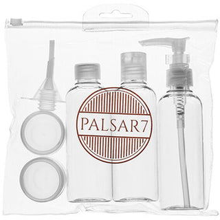 Palsar 7 Travel Cosmetic Set with Dispensers