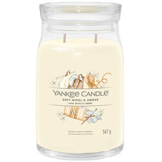 Yankee Candle Soft Wool & Amber Signature Candle