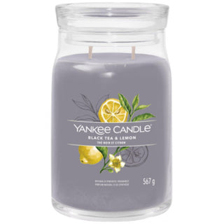 Yankee Candle Black Tea & Lemon Signature Candle