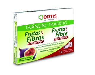ORTIS Frutas y Fibras Concentrado Chewable Cubes