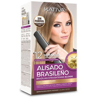 Kativa Brazilian Straightening Blonde Kit