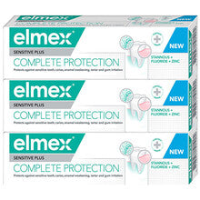Elmex Sensitive Plus Complete Protection Tripack Toothpaste