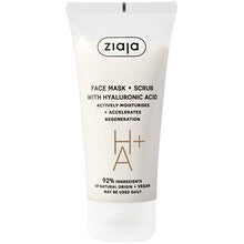 Ziaja Face Mask + Scrub Hyaluronic Acid