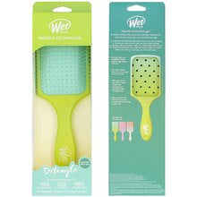 Wet Brush Paddle Detangler Feel Good Ombre Green Blue
