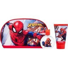 Fragrances For Children Spiderman Gift Set Shower Gel and Cosmetic Bag | EDT