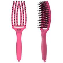Olivia Garden Fingerbrush Combo Medium Hot Pink
