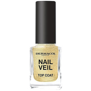 Dermacol Sparkling Nail Veil Top Coat Ocean