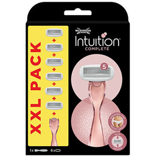 Wilkinson Sword Intuition Complete Razor with 6 Replacement Heads