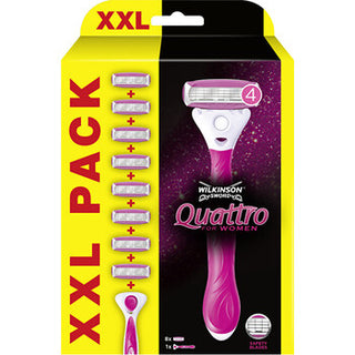 Wilkinson Sword Quattro for Women Razor 8 Replacement Heads