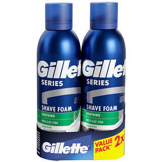 Gillette Set Series Soothing Shave Foam Duopack