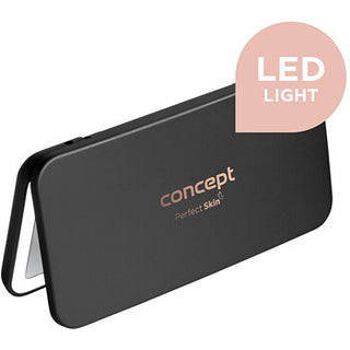 Concept KZ2020 Cosmetic Pocket Mirror Black with LED
