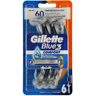 Gillette Blue3 Comfort Razors 6 Pack