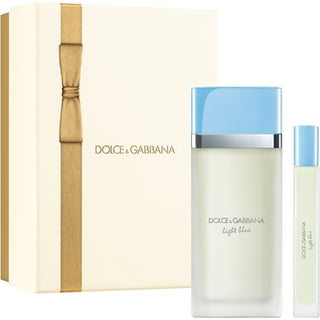 Dolce Gabbana Set Light Blue New for Women with Miniature | EDT