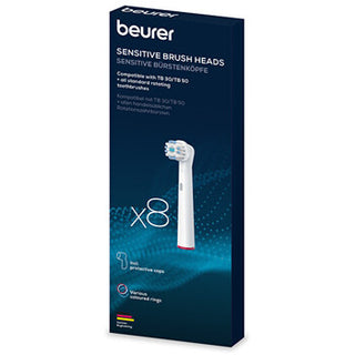 Beurer Replacement Brush Heads Sensitive 8-Pack
