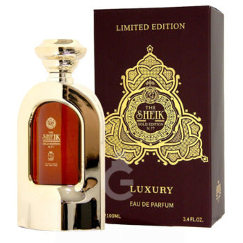 Khalis The Sheik N.77 Luxury Gold Edition for Men | EDP