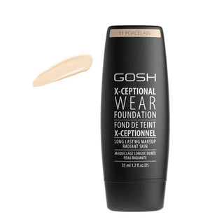 GOSH X-Ceptional Wear Foundation Long Lasting Makeup 11 Porcelain