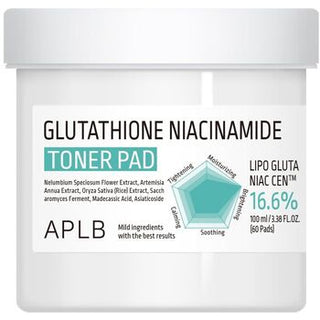 APLB Glutathione Niacinamide Toner Pad