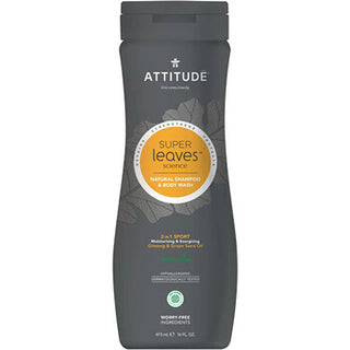 Attitude Super Leaves Shampoo & Body Wash for Men