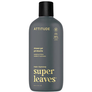 Attitude Super Leaves Amber & Citrus Shower Gel
