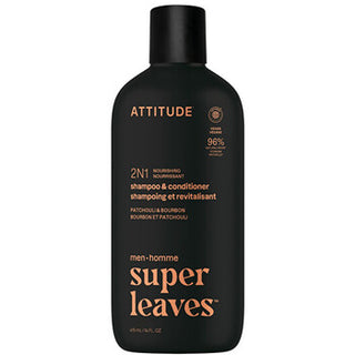 Attitude Super Leaves Shampoo & Conditioner Patchouli & Bourbon for Men